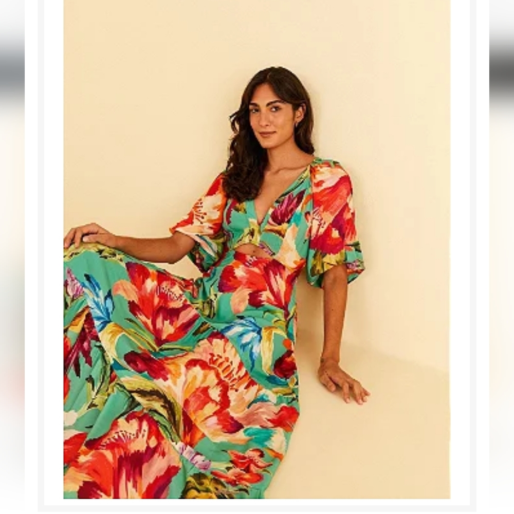 NWT Farm Rio Tropicarte dress